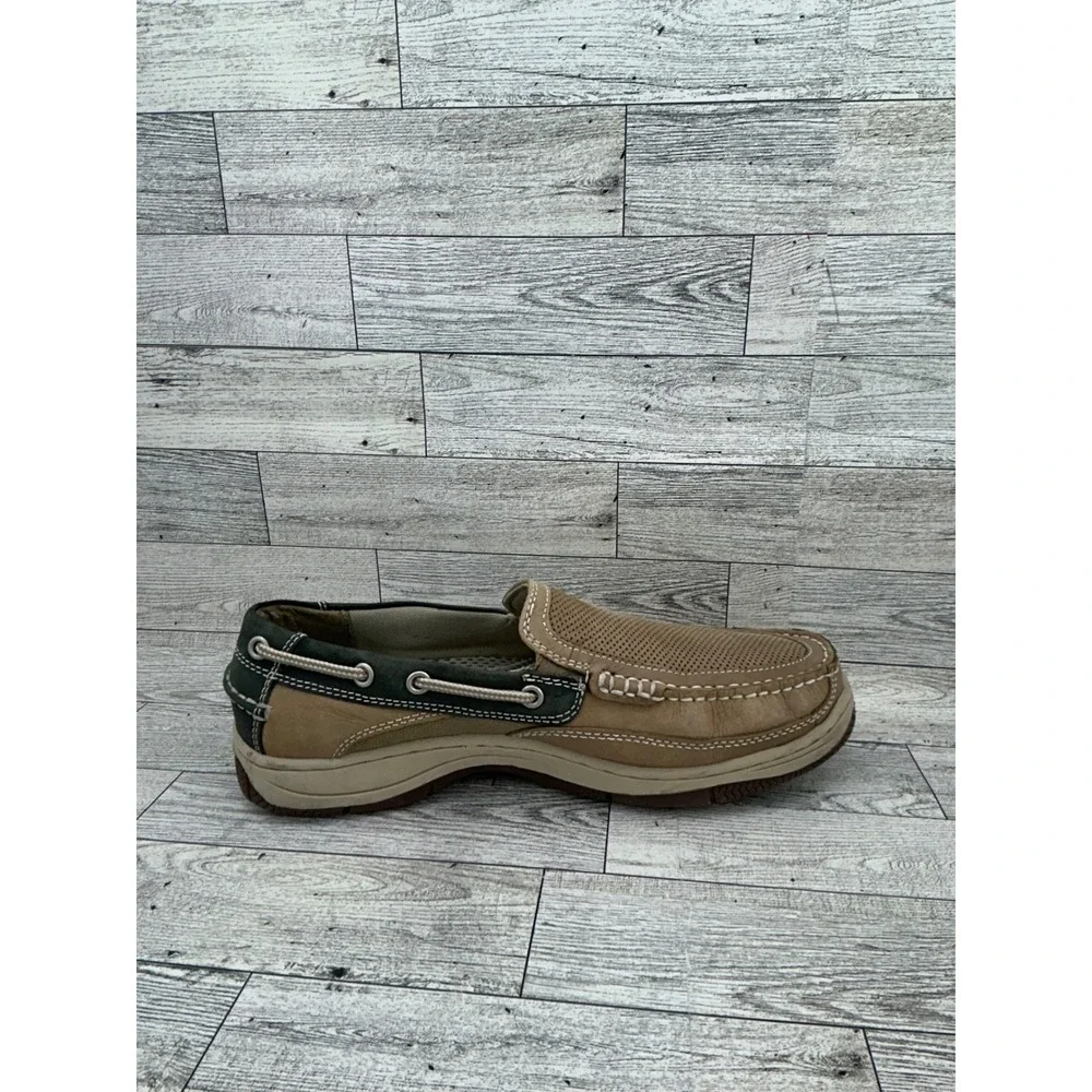 Bass Mens Sparrow Leather Upper Boat Shoes Loafers Casual Slip‎ On Size 9M